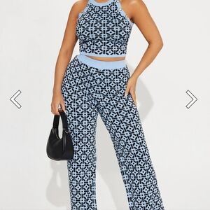 Women blue set